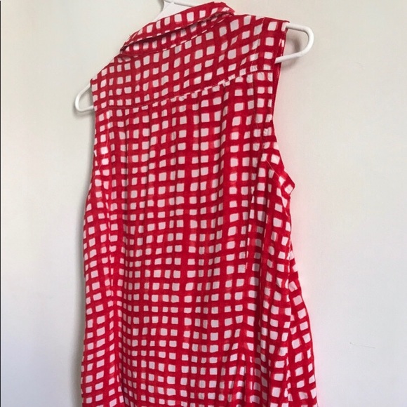Anthropologie 11 1 Tylho Percy Tunic Top - Red - Picture 8 of 8